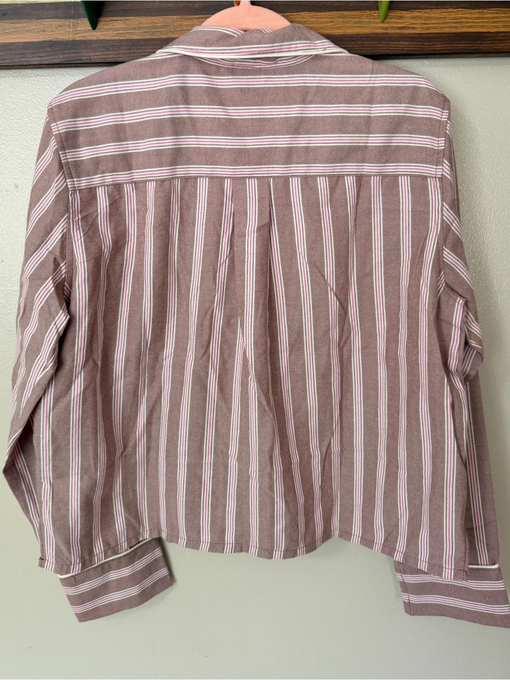 🤍 Gap × Summer Fridays Relaxed Flannel Stripe PJ Shirt & Boxers ⭐️NWT⭐️ SMALL - Picture 4 of 15